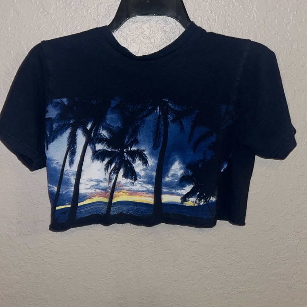 Cropped crop top